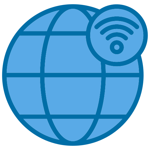 Internet of things Generic Blue icon