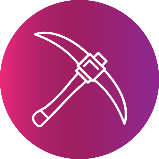 Pickaxe Generic Flat Gradient icon