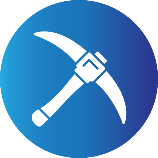 Pickaxe Generic Blue icon