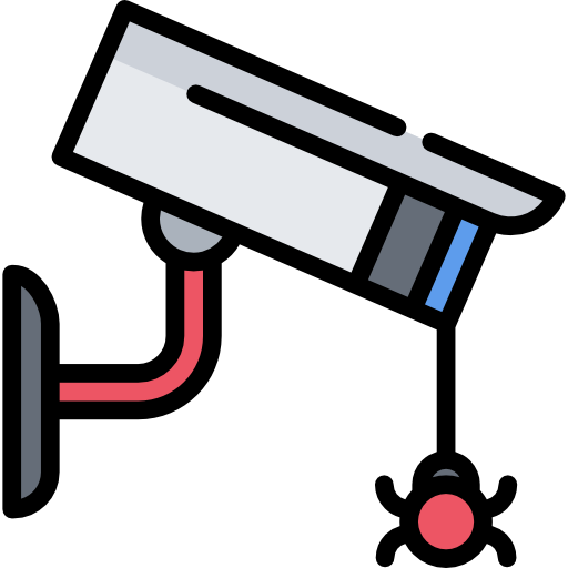 circuito cerrado de televisión icono gratis