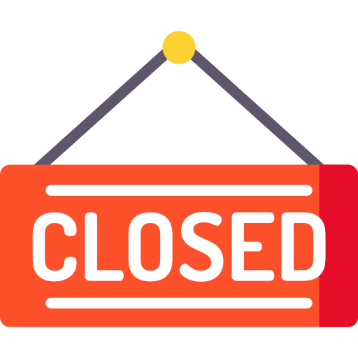 Closed Special Flat icon