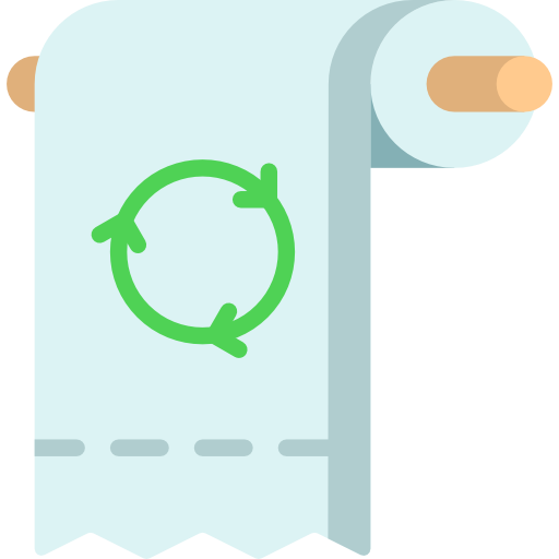 Toilet paper free icon