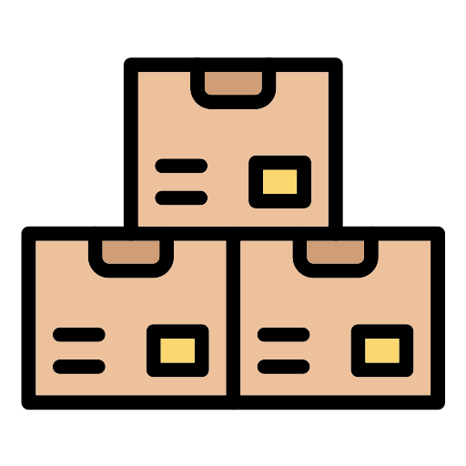 Boxes Generic Outline Color icon