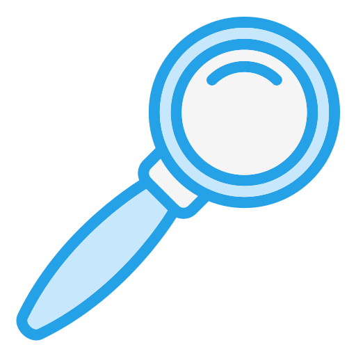 Search Generic Blue icon