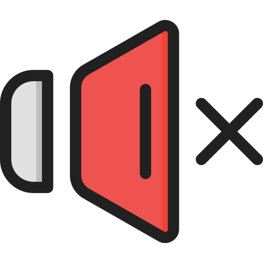 sonido apagado icono gratis
