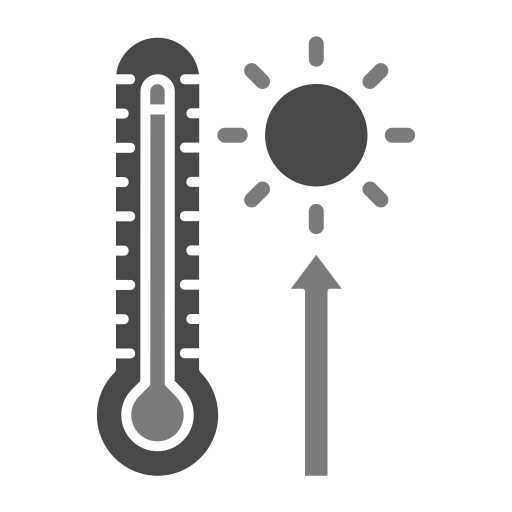 alta temperatura icono gratis