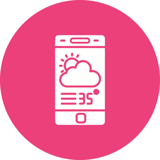 Weather app - free icon