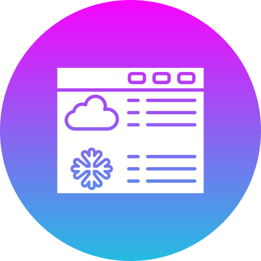 noticias meteorológicas icono gratis