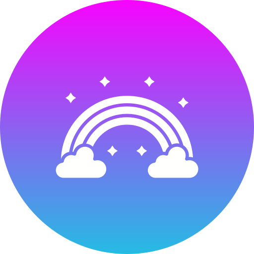 arco iris icono gratis