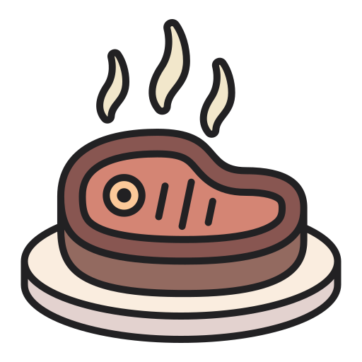 cooked steak clipart free