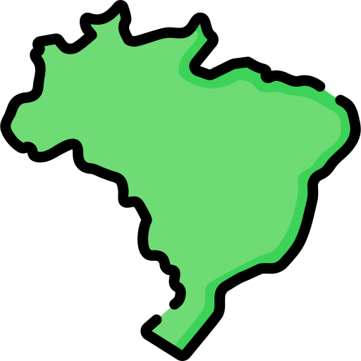 Brazil - Free maps and location icons