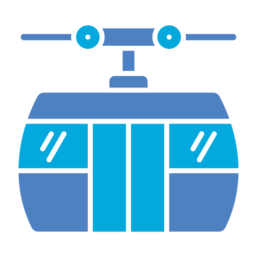 teleférico icono gratis