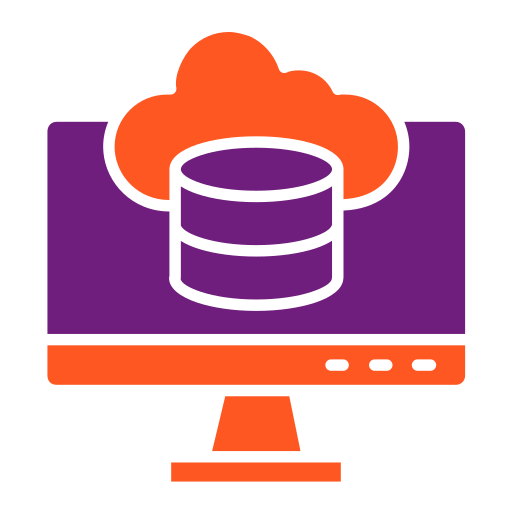 base de datos en la nube icono gratis