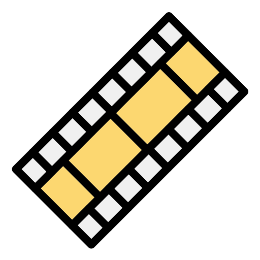Film strip Generic Outline Color icon