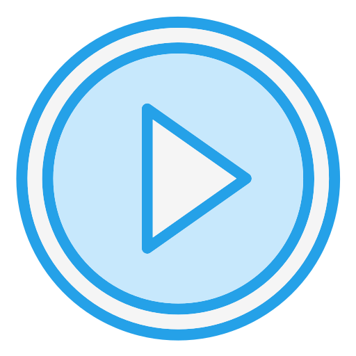 Play Button Generic Blue Icon