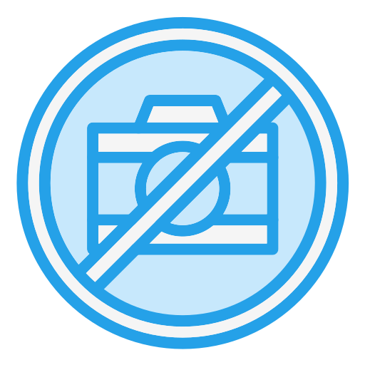 No Camera Generic Blue icon