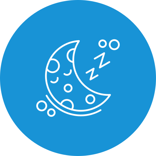 dormido icono gratis