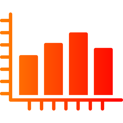 gráfico de barras icono gratis