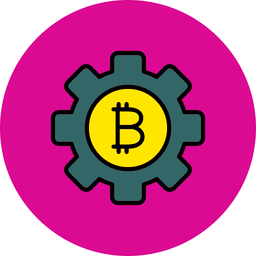 Bitcoin Generic Outline Color icon