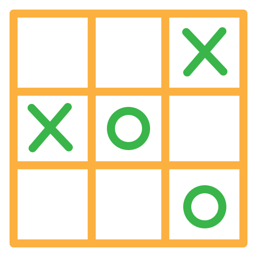 Tic Tac Toe Generic Outline Color icon