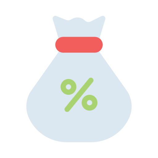 Money bag Vector Stall Flat icon