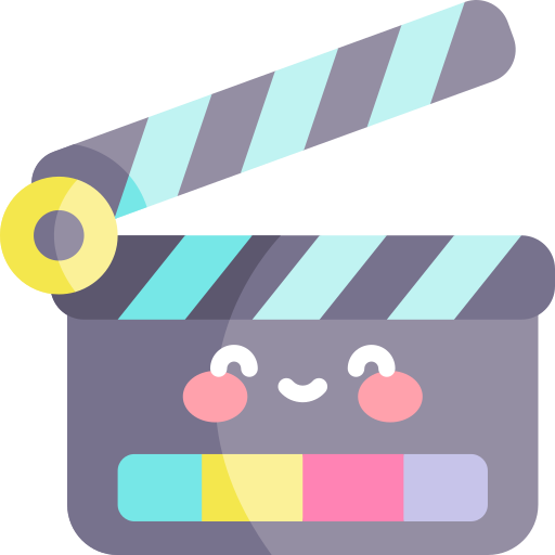 Cinema Kawaii Flat icon