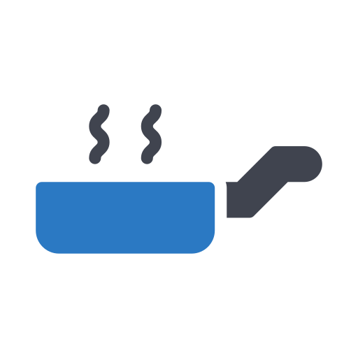 Frying pan free icon