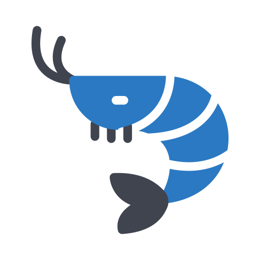 Shrimp Generic Blue icon