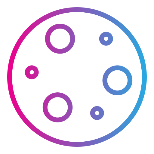 Moon Generic Gradient icon