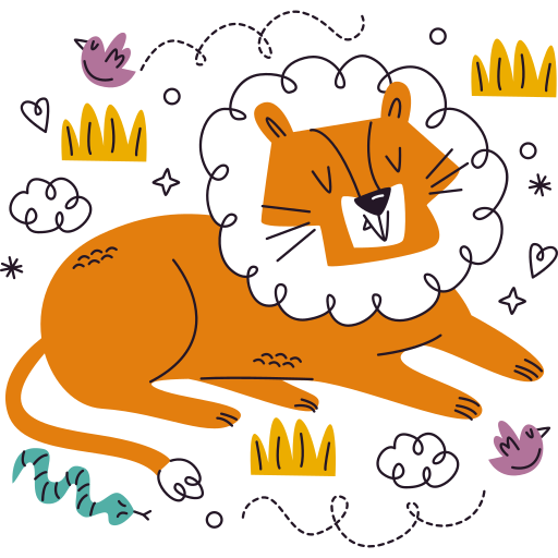 lion gratuit sticker lion gratuit sticker