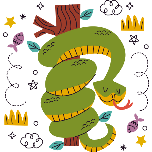 serpiente gratis sticker