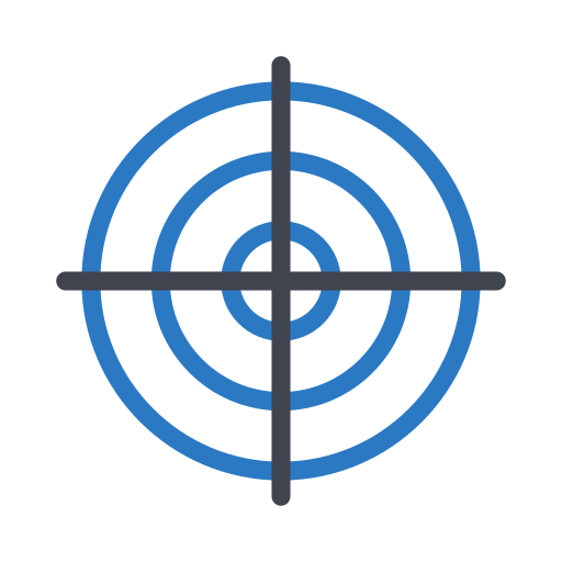 Crosshair Generic Blue Icon