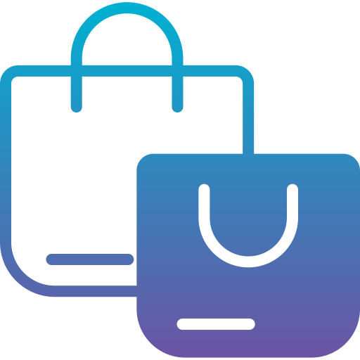 bolsa de compras grátis ícone