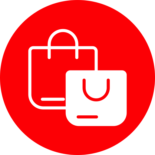 bolsa de compras grátis ícone