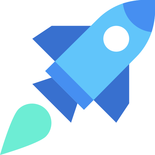 Rocket Generic Blue Icon