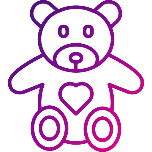 oso de peluche icono gratis