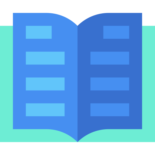 Open book Generic Blue icon