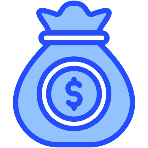 Money bag free icon