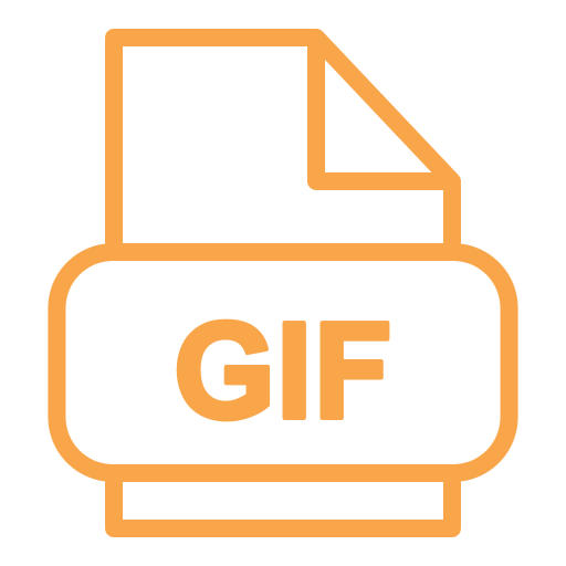 Gif image extension - Free interface icons