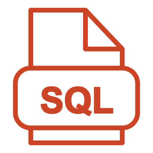 archivo sql icono gratis