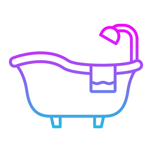 baignoire Icône gratuit baignoire Icône gratuit