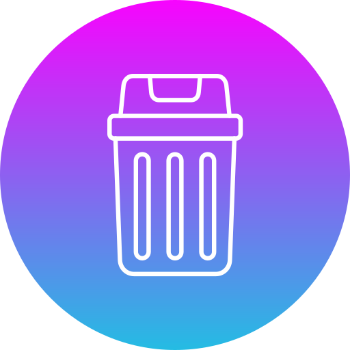 contenedor de basura icono gratis