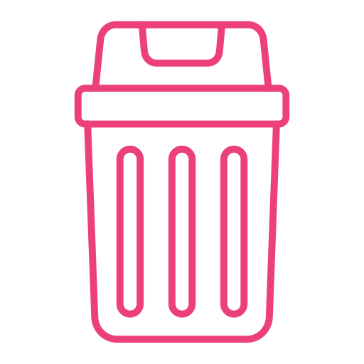 contenedor de basura icono gratis