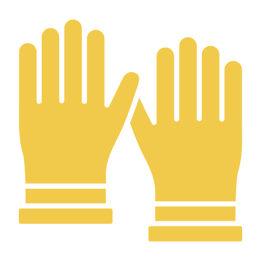 Guantes de limpieza icono gratis