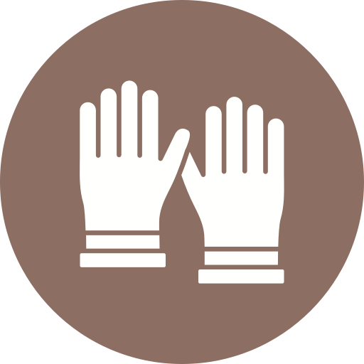 Guantes de limpieza icono gratis