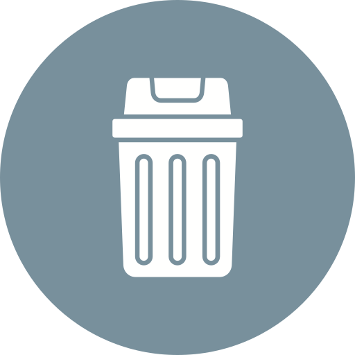 contenedor de basura icono gratis