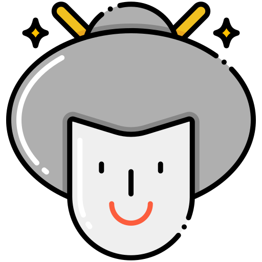 geisha icono gratis