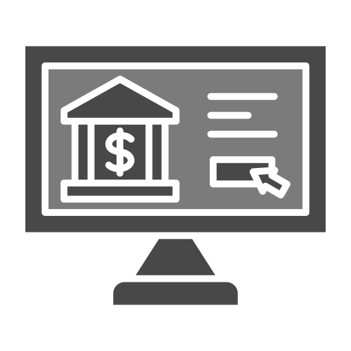 Online banking Generic Grey icon