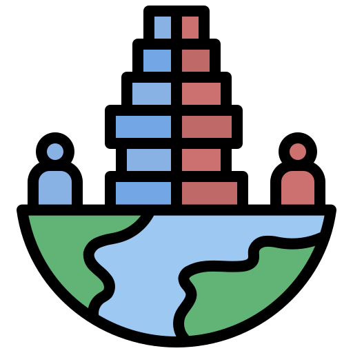 Census Generic Outline Color icon