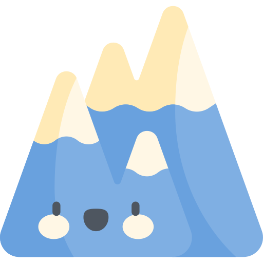 Tatra mountains Kawaii Flat icon